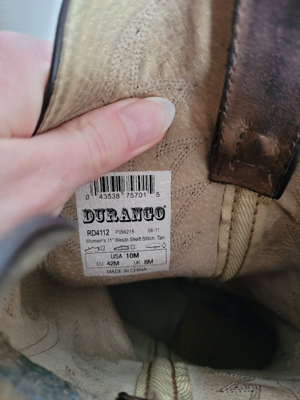 Authentic Cowboy boots brown - Picture 8 of 9